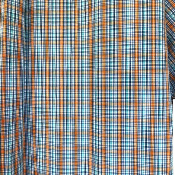 Ralph Lauren Short Sleeve Classic Fit Button Down Plaid Shirt Size XL Cotton EUC - Picture 6 of 7